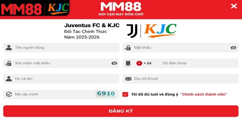 Quy trình đăng ký MM88 được tối ưu để đơn giản và dễ thao tác